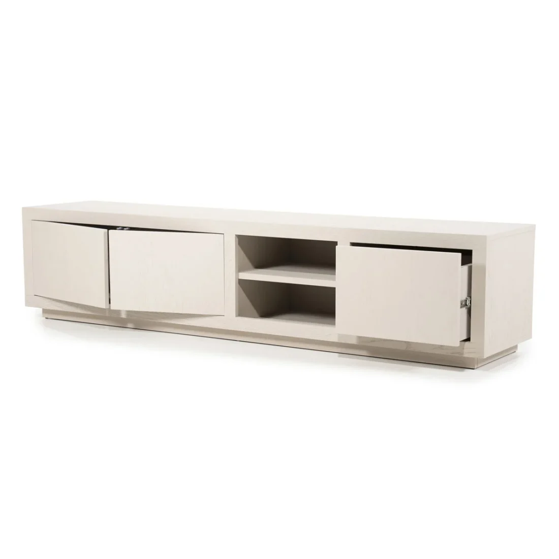 Eleonora Tv Meubel Helsinki 200x42x45 Cm Eiken Taupe