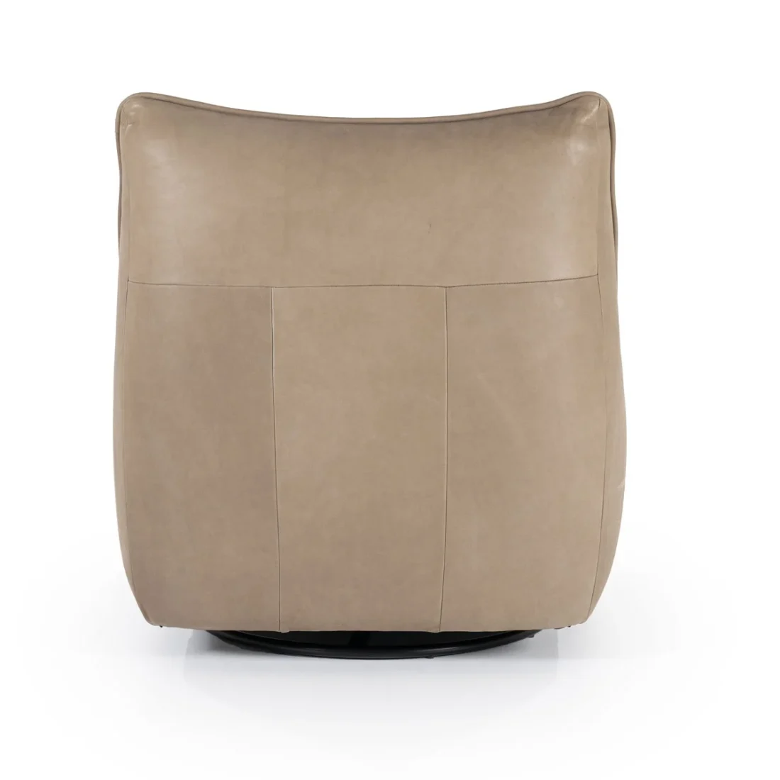 Achterkant Eleonora fauteuil Matthew draaibaar taupe