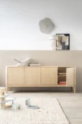 Eleonora dressoir Harvey 200x40x75 cm eiken