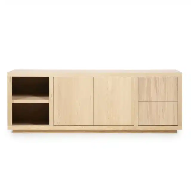 Eleonora dressoir Helsinki 200x42x70 cm eiken naturel