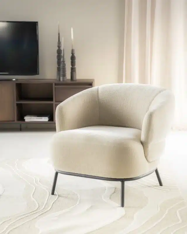 Eleonora fauteuil David taupe