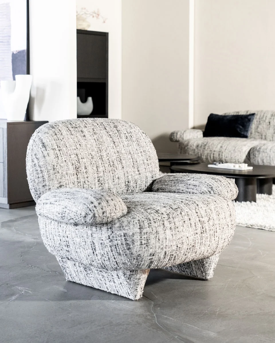 Eleonora fauteuil Jayden grijs