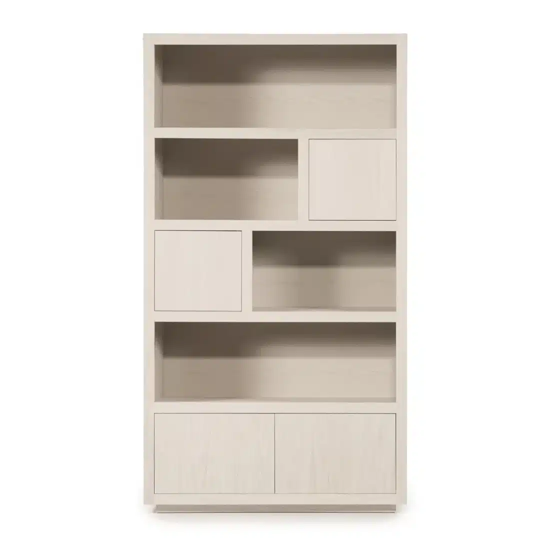 Eleonora opbergkast Helsinki 120x42x220 cm eiken taupe