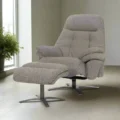 Eleonora relaxfauteuil Caleb taupe