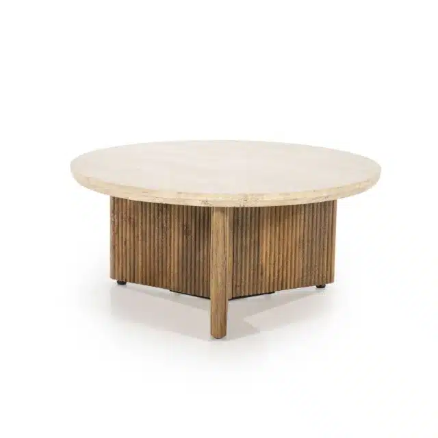 Eleonora salontafel Sara 78x78x35 cm travertin