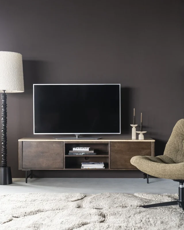 Eleonora tv meubel Lio 170x40x52 cm travertin