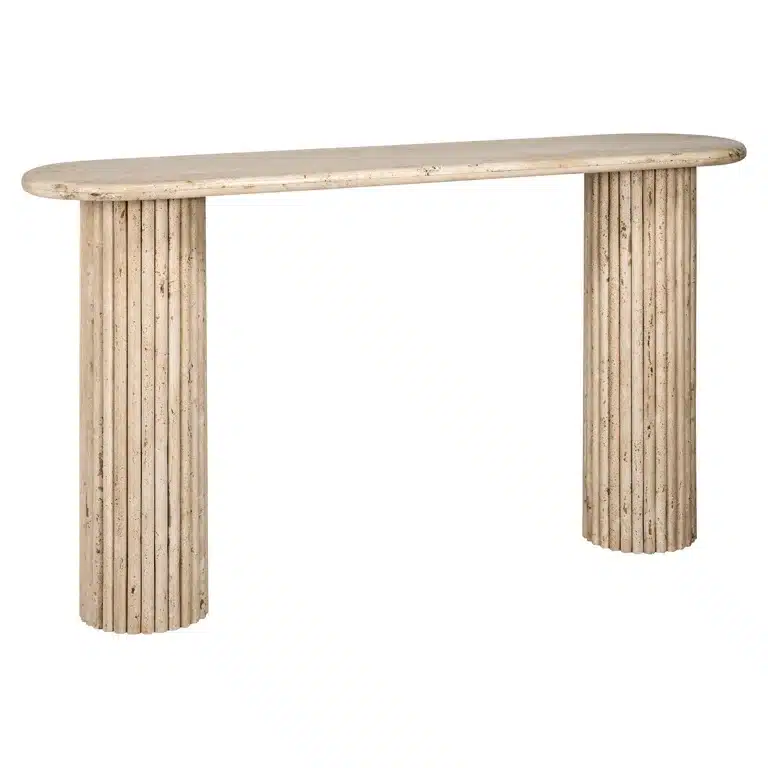 Richmond Interiors wandtafel La Cantera 160x38x85 cm travertin