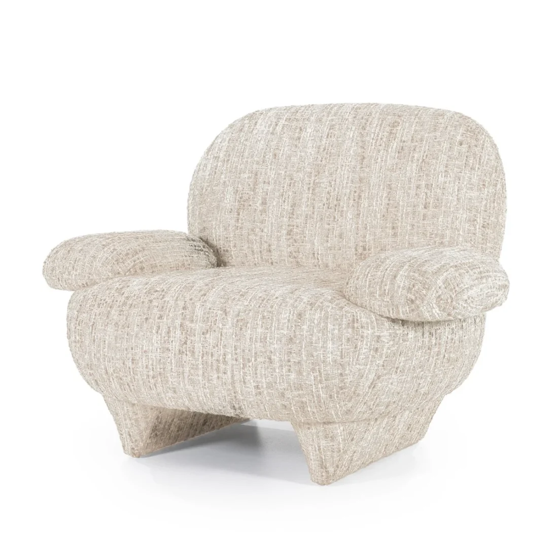 Voorkant Eleonora fauteuil Jayden beige