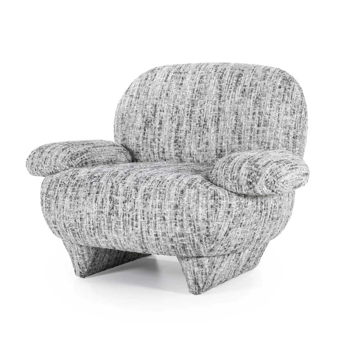 Voorkant Eleonora fauteuil Jayden grijs