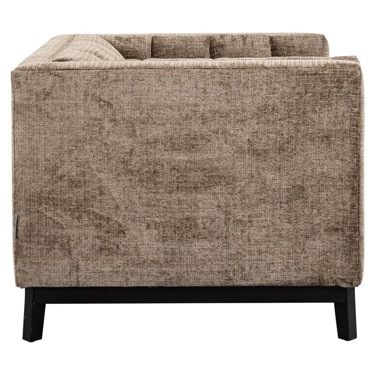 Zijkant Richmond Interiors fauteuil Beaudy bruin