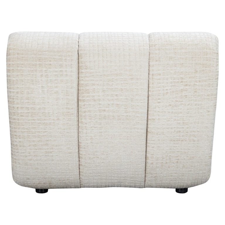 Achterkant Richmond Interiors fauteuil Kyli creme