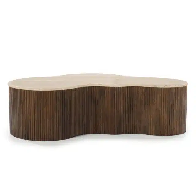 Eleonora salontafel Mari 129x84x36 cm travertin