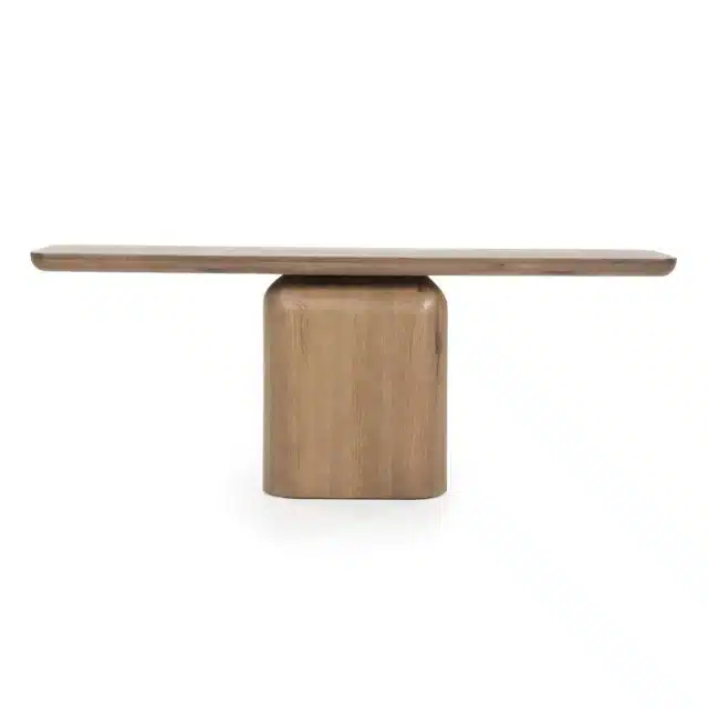 Eleonora sidetable Leon 200x45x80 cm eiken bruin