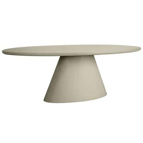 Tower Living eettafel Mello ovaal beige