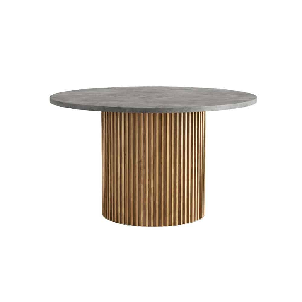 Tower Living eettafel Palazzo 130 cm rond teak