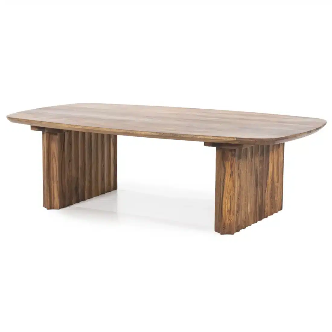 Zijkant Eleonora salontafel Alexander 130x70x35 cm sheesham hout