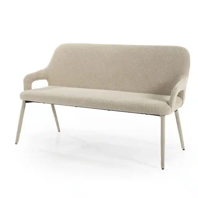 By-Boo eetkamerbank Fika 140 cm taupe