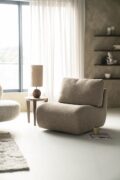 Eleonora fauteuil Lucia bruin