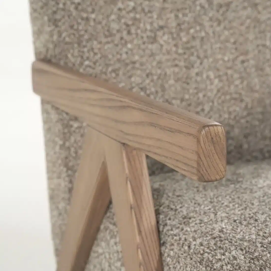 detailfoto Eleonora fauteuil Francis met arm taupe