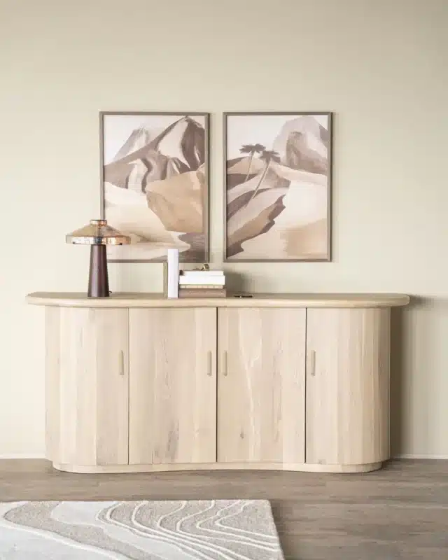 sfeerfoto Eleonora dressoir Josh 180x50x80 cm eiken naturel