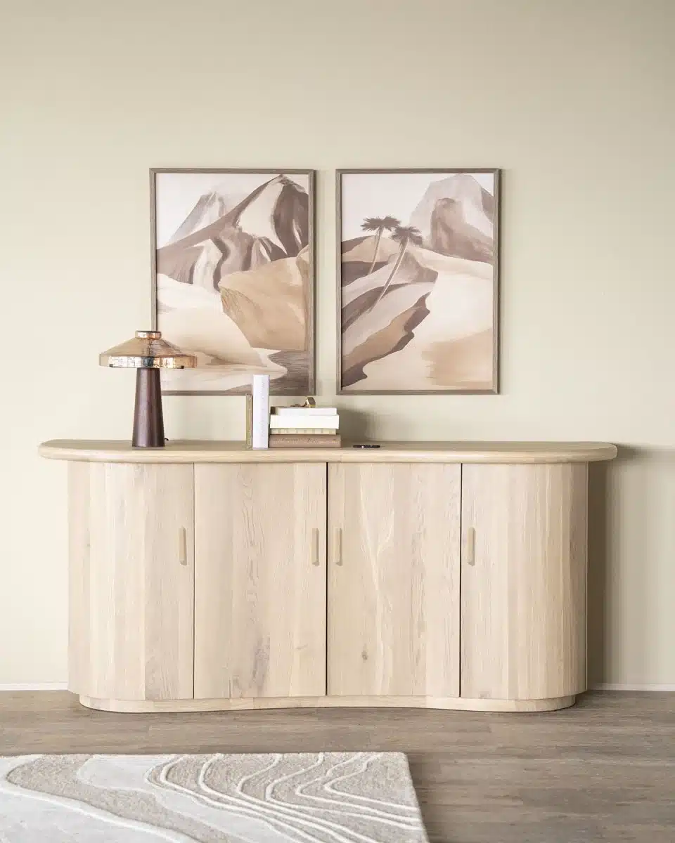 sfeerfoto Eleonora dressoir Josh 180x50x80 cm eiken naturel