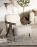 sfeerfoto Eleonora fauteuil Francis met arm beige