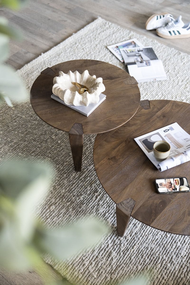 sfeerfoto sfeerfoto Eleonora salontafel Davina 80x80x30 cm mangohout