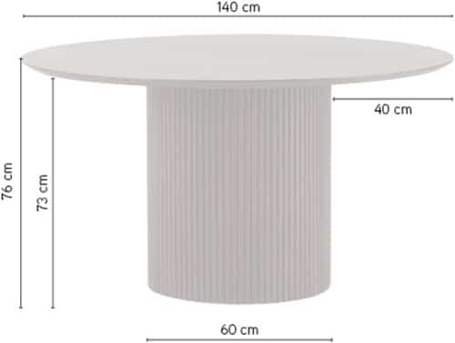 Eetkamertafel 140 Acacia Black 8211 Congo Table Collection