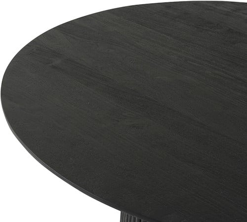 Blad Eetkamertafel Ø120, Acacia Black - Congo Table Collection
