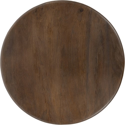 Blad Salontafel Ø80, H40, Mango Brown Walnut - Zodiac Collection