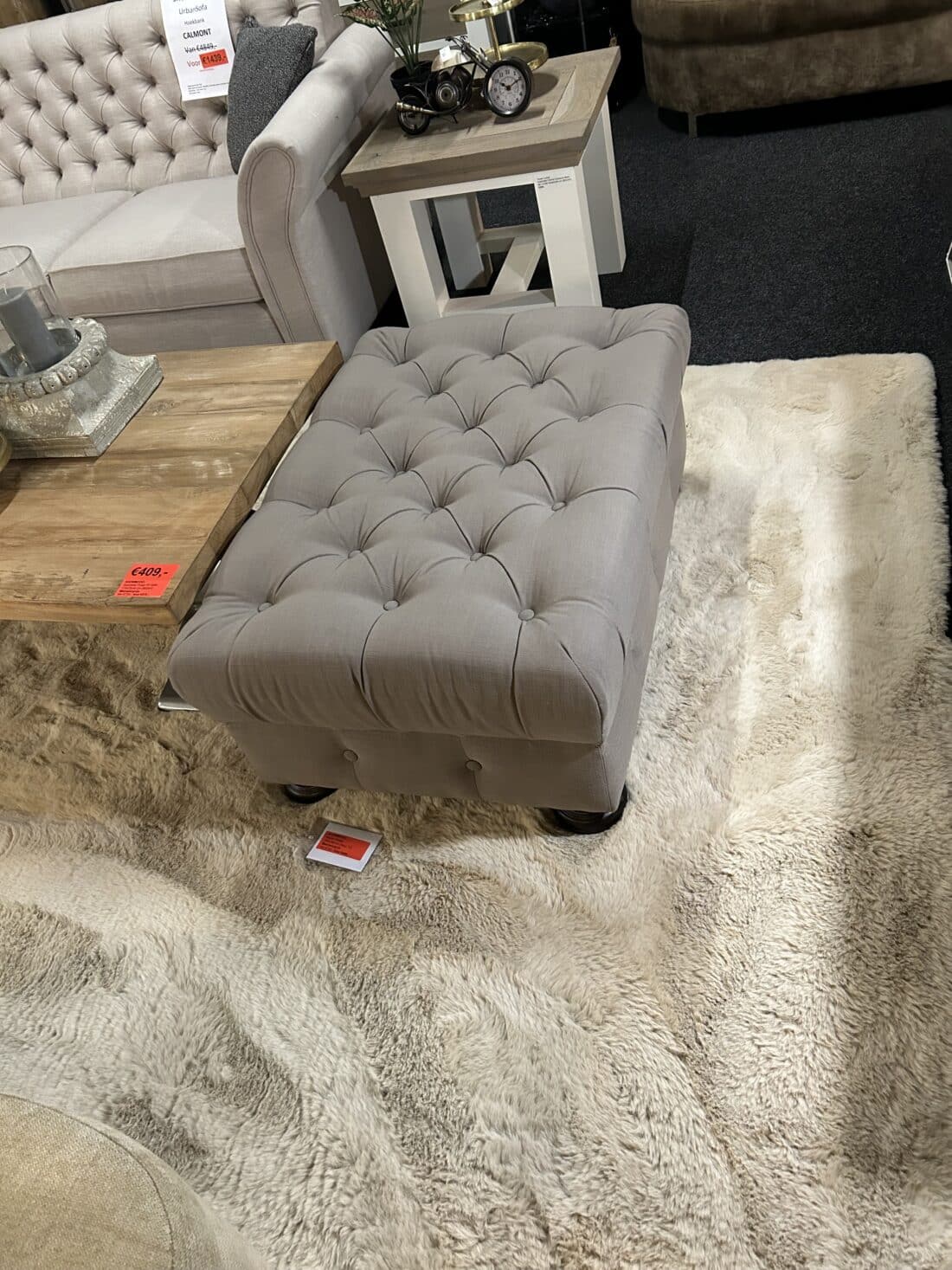SHOWMODEL UrbanSofa hocker San Remo 60x90 cm