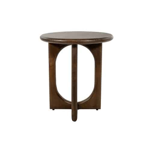 NijwieMySons Bijzettafel Ø50, H55, Mango Brown Walnut - Zodiac Collection