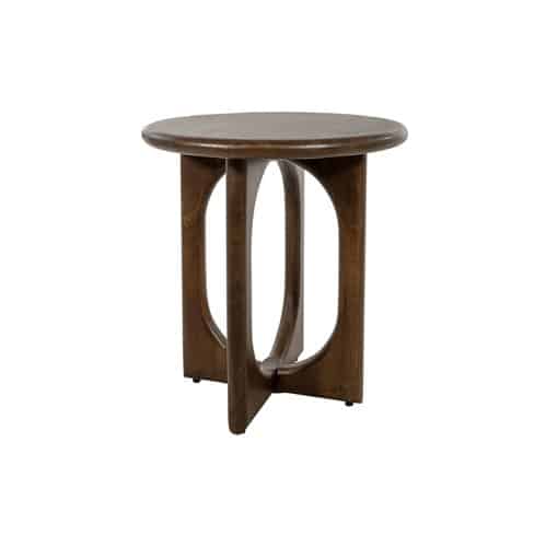 NijwieMySons Bijzettafel Ø50, H55, Mango Brown Walnut - Zodiac Collection