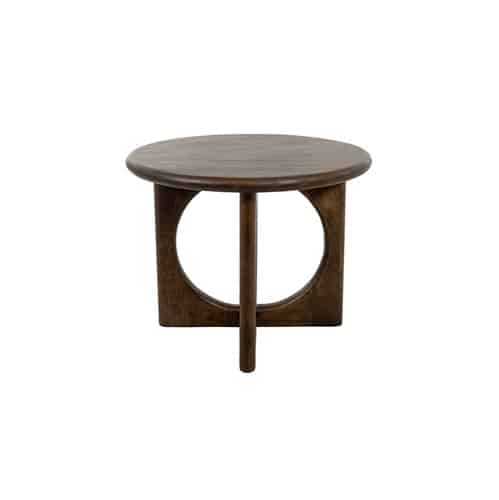 NijwieMySons Salontafel Ø60, H46, Mango Brown Walnut - Zodiac Collection