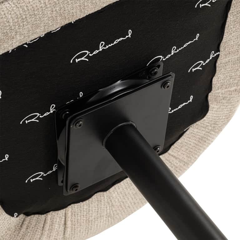 Richmond Interiors Eetkamerstoel Angelina Draaibaar Met Arm Creme