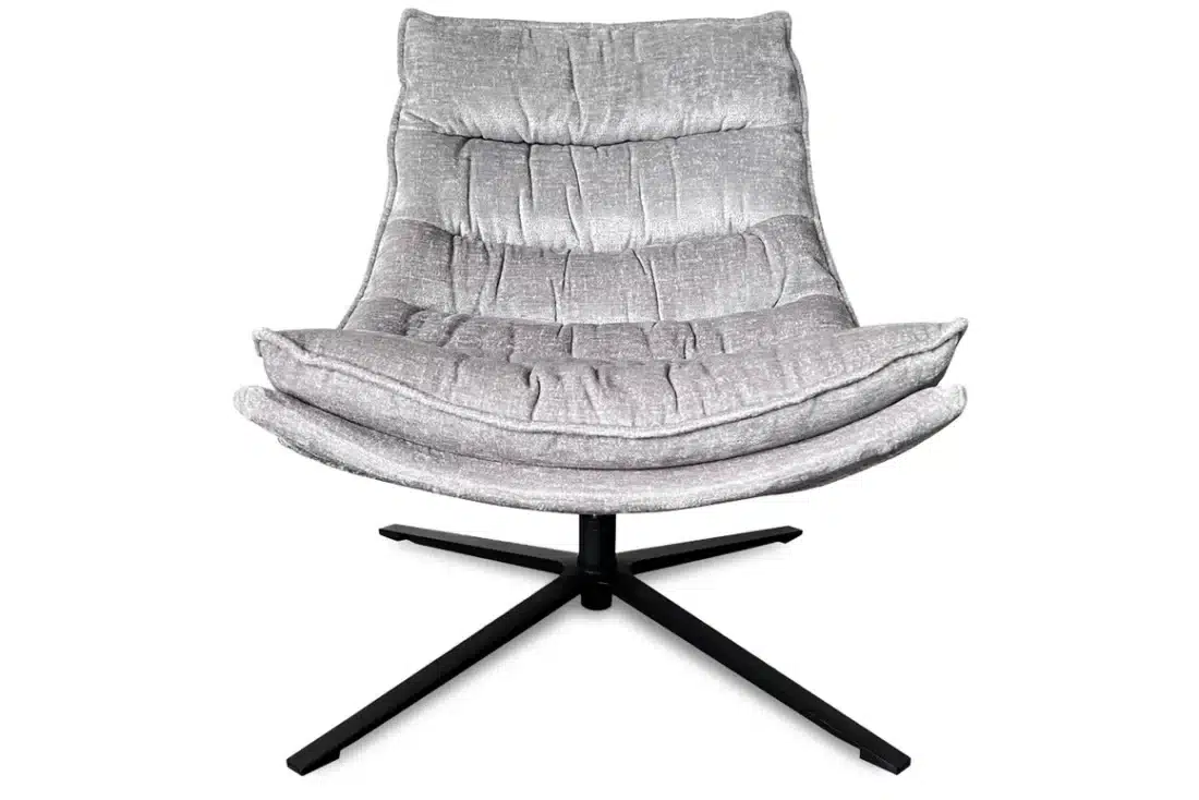 SHOWMODEL Tower Living fauteuil Venice lichtgrijs draaibaar