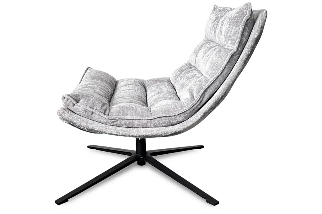 SHOWMODEL Tower Living fauteuil Venice lichtgrijs draaibaar
