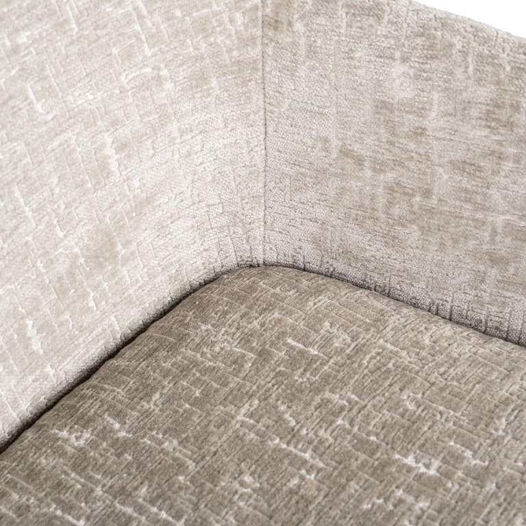 stof Richmond interiors eetkamerstoel Marlon draaibaar met arm pearl island