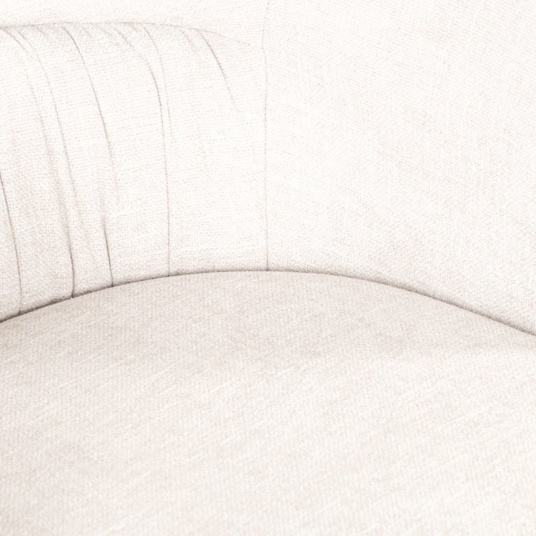 stof Richmond interiors eetkamerstoel Olivia draaibaar met arm ecru