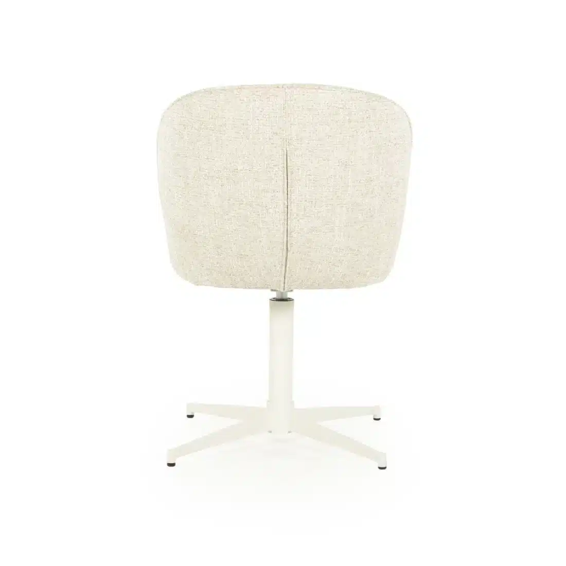 Achterkant Eleonora eetkamerstoel Molly beige