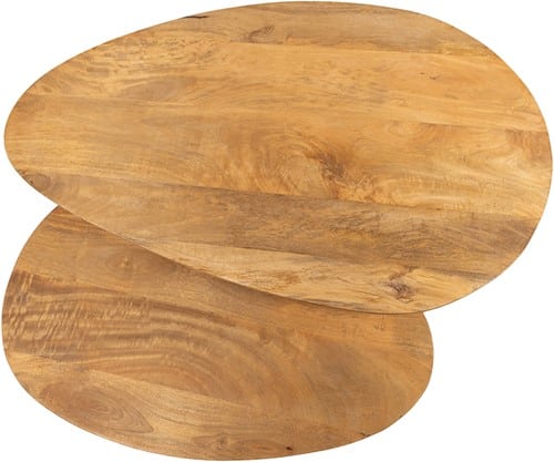 Blad NijwieMySons Hannover salontafel organisch, set van 2, Smooth Natural - Must Have Collection