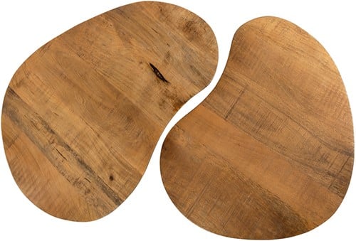 Blad NijwieMySons Erfurt salontafel organisch, set van 2, Smooth Natural - Must Have Collection