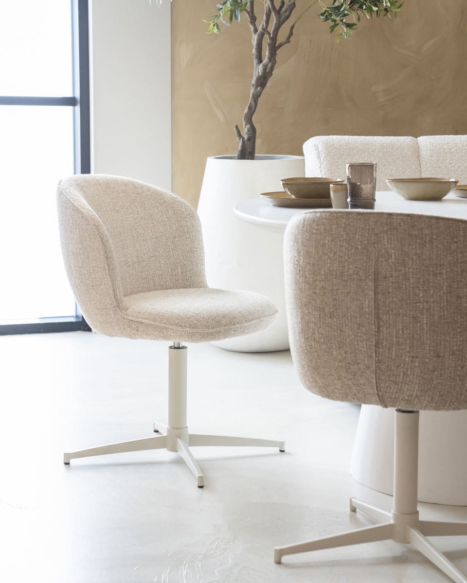 Eleonora eetkamerstoel Molly beige Eleonora eetkamerstoel Molly beige