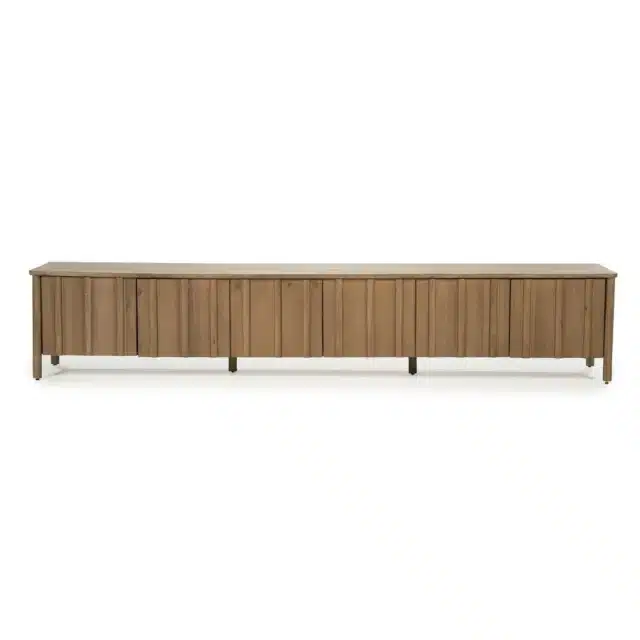 Eleonora tv meubel Jake 264x47x50 cm eiken bruin