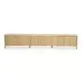 Eleonora tv meubel Jake 264x47x50 cm eiken naturel