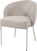 Nijwie MySons eetkamerstoel Adele -beige poten - Puente - Stone 09-Star collection (set van 2)