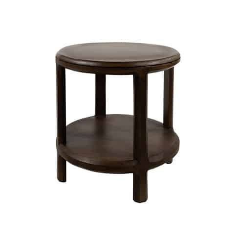 NijwieMySons Bijzettafel Ø50, H50, Mango Brown Walnut - Jumbo Collection