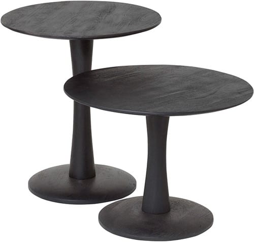 NijwieMySons Bijzettafel Ø55, hoog, Black - Flare Furniture