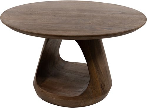NijwieMySons Bremen salontafel Ø70, H38, Mango Matt Walnut - Must Have Collection
