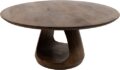NijwieMySons Bremen salontafel Ø90, H40, Mango Matt Walnut - Must Have Collection